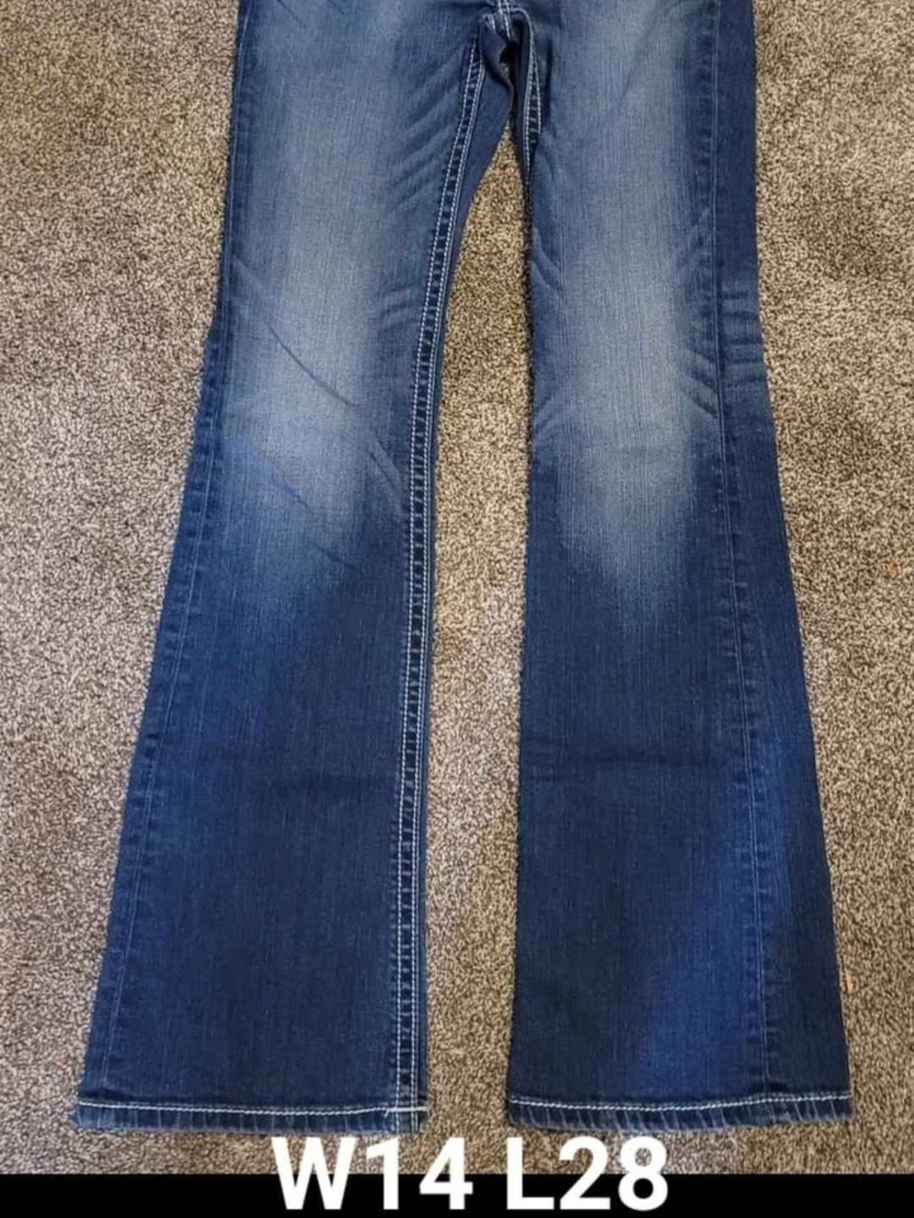 Girls Miss Me Bootcut Jeans
